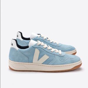 Blue suede Veja sneakers